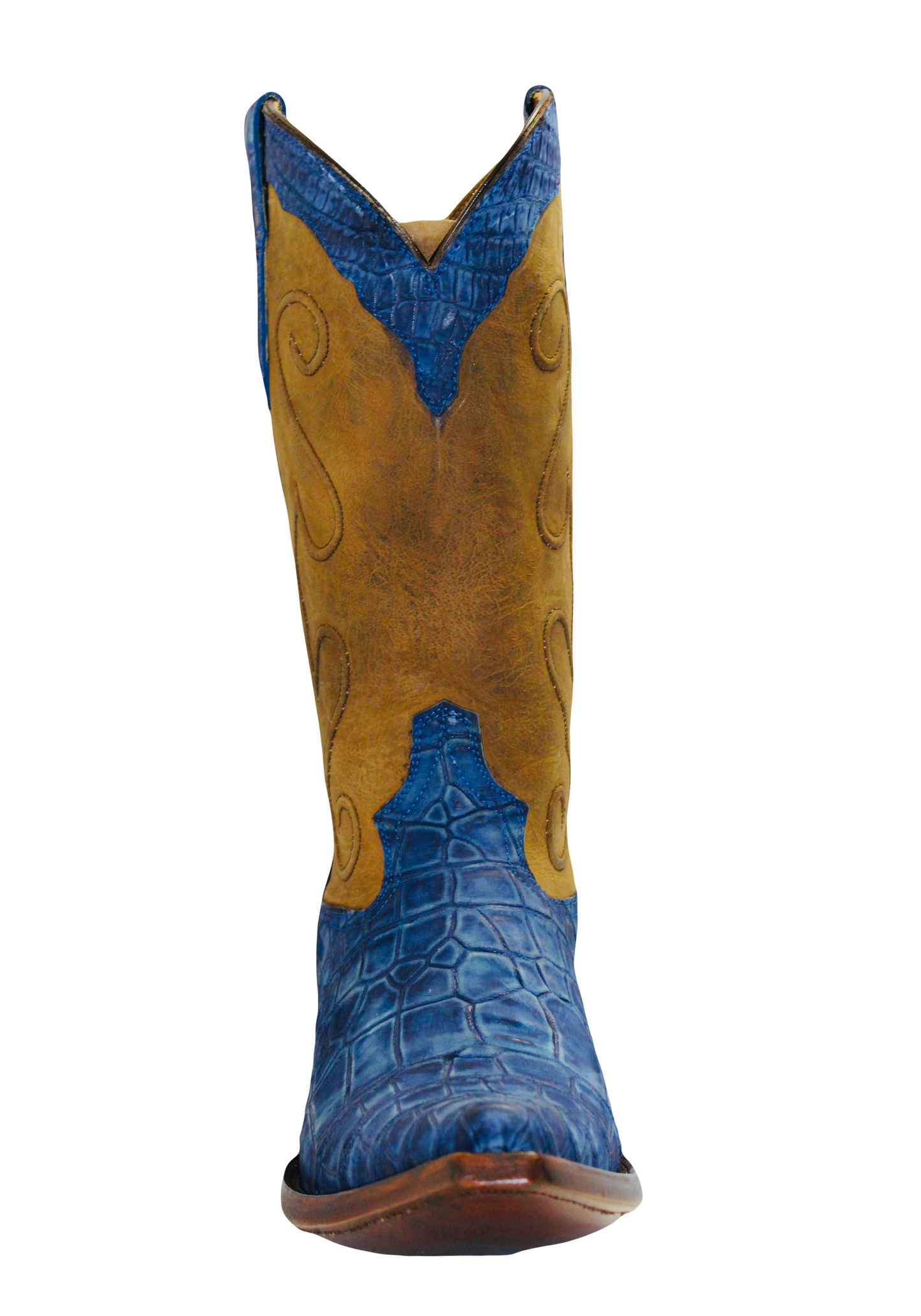 Hanson Exotics Blue Jean Sueded Alligator