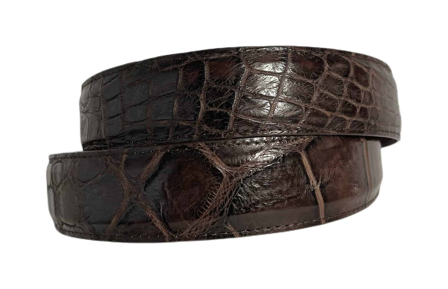 Hanson Exotics Belt Chocolate Brown
