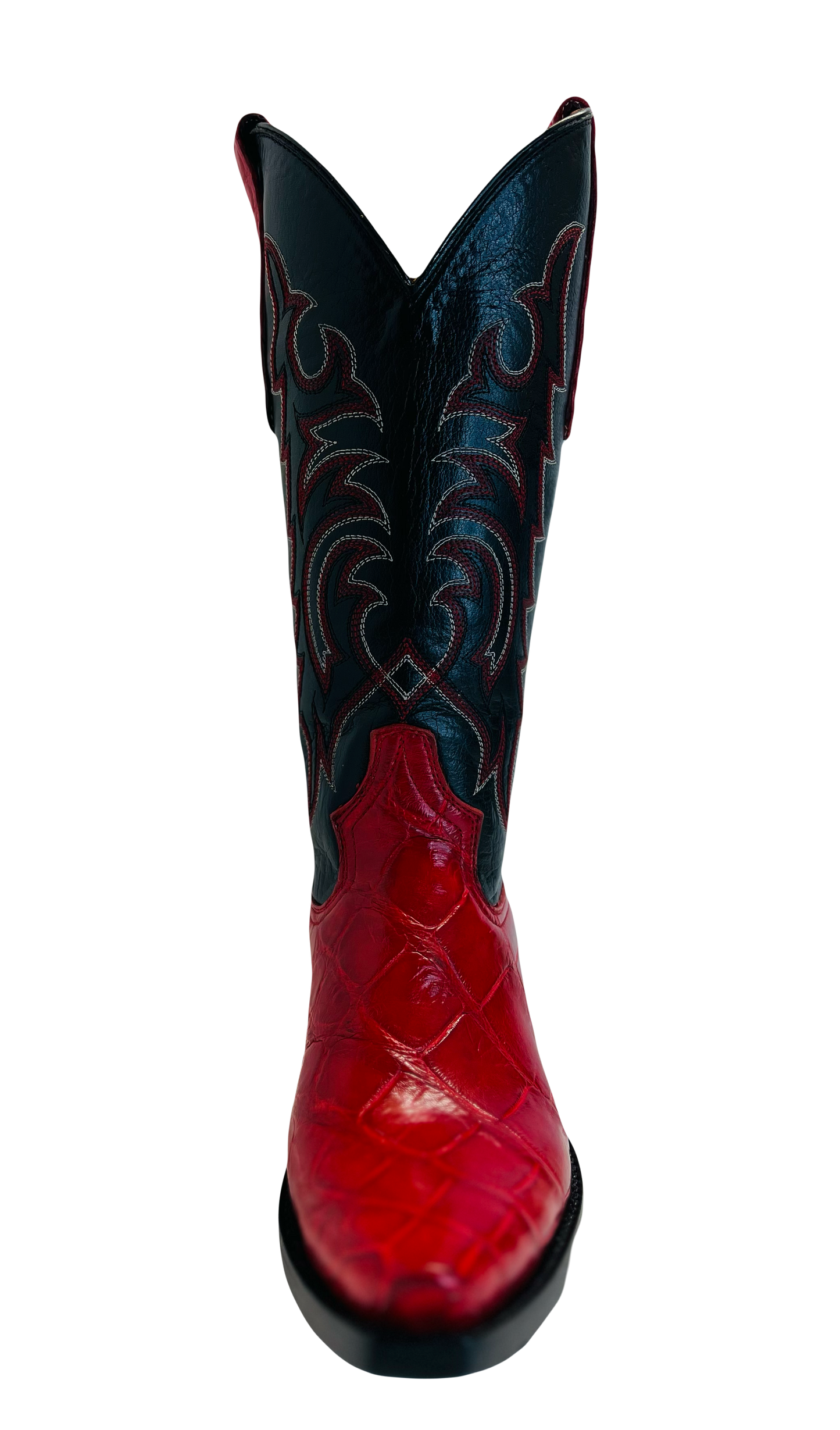 Hanson Exotics American Alligator women boots Lipstick Red
