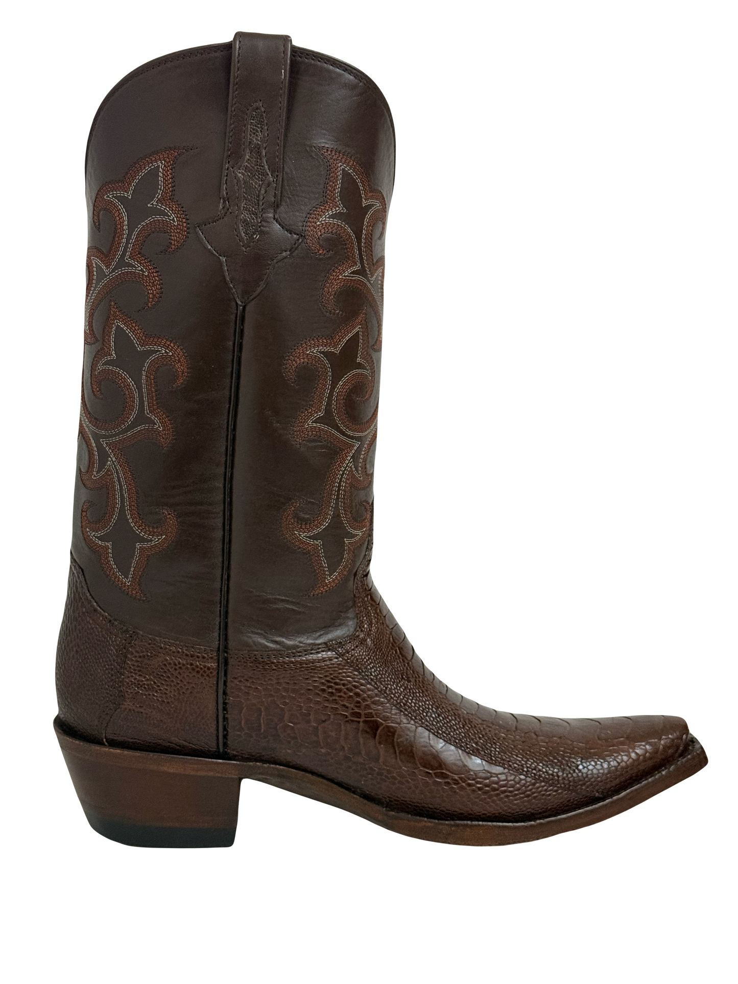 Hunter Ostrich leg chocolate brown