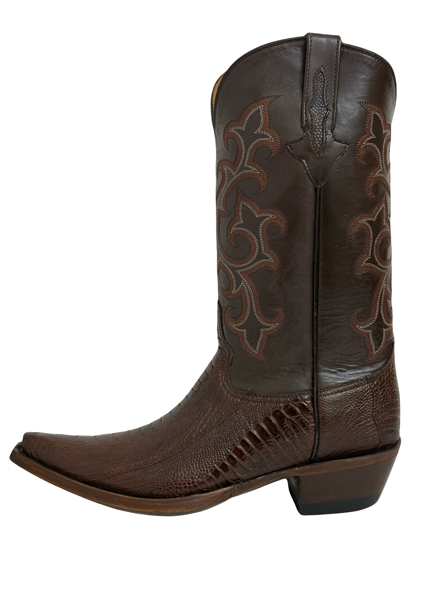 Hunter Ostrich leg chocolate brown