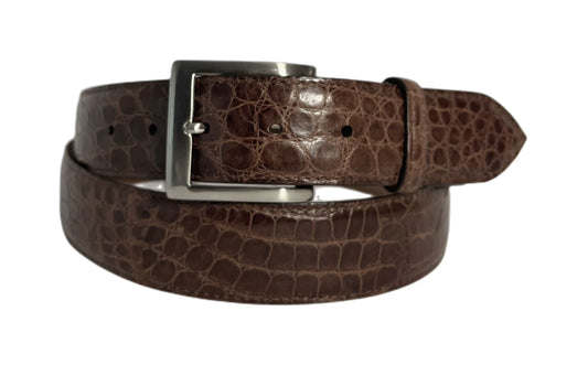 Hanson Exotics Belt Chocolate Brown