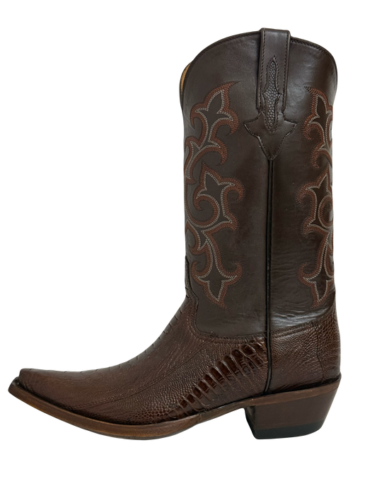 Hunter Ostrich leg chocolate brown