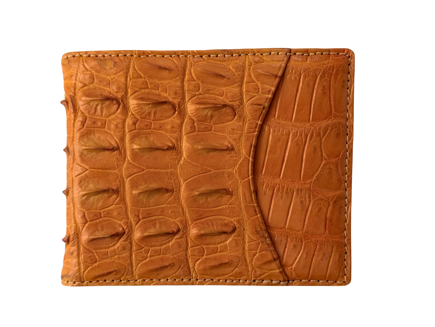 Hanson Exotics Bifold Money Clip Wallet Hay