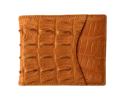 Hanson Exotics Bifold Money Clip Wallet Hay