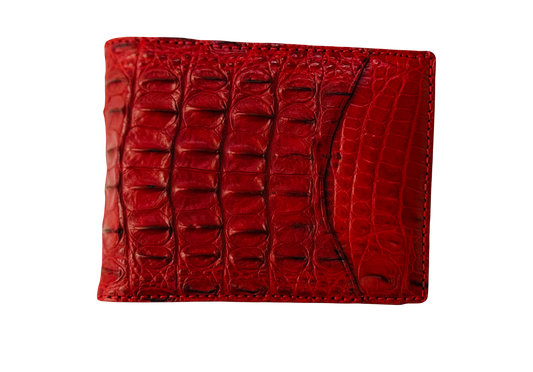 Hanson Exotics Bifold Money Clip Wallet Sangria