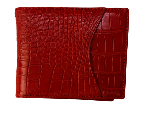 Hanson Exotics Bifold Money Clip Wallet B Sangria